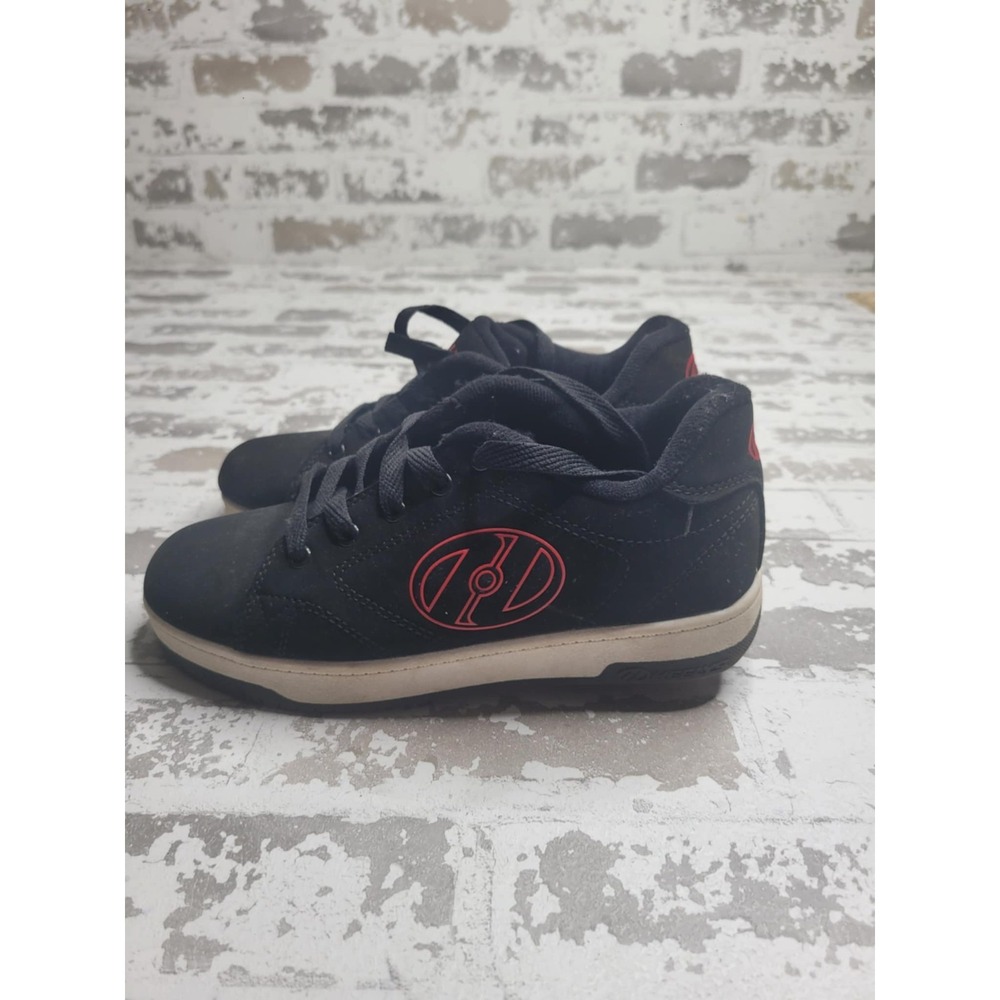 Heelys Voyager Skate Shoes Black‎ Red Youth Size 6 - Picture 2 of 8